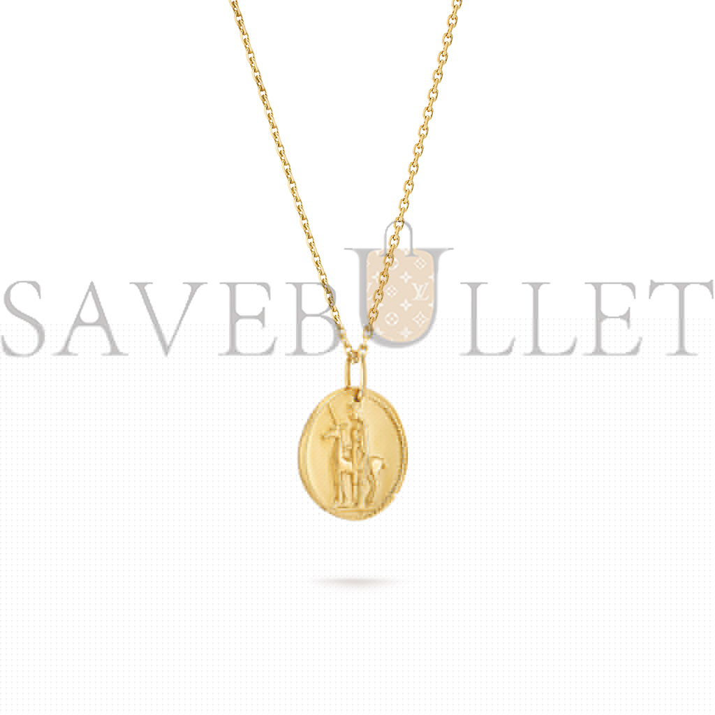 V*N CL*F arpels zodiaque medal virginis (virgo) - yellow gold  vcarp7st00